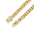 Mens Iced Cuban Link Bracelet - 8mm
