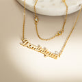 DORADO NAME NECKLACE GOLD 