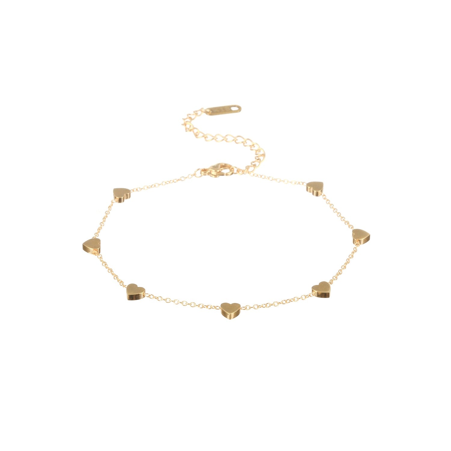 Hearts Anklet | Ankle Bracelet by DORADO