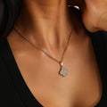 Iced Lucky Pendant Necklace | Necklaces by DORADO