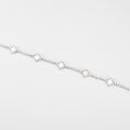 Iced Clover Tennis Bracelet