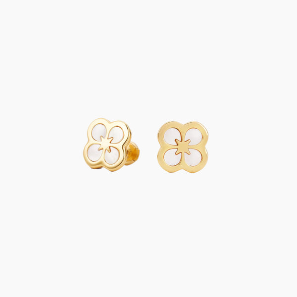 Ventura Clover Stud Earrings | Earrings by DORADO
