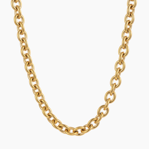 Chunky Rolo Chain Necklace | Necklaces by DORADO