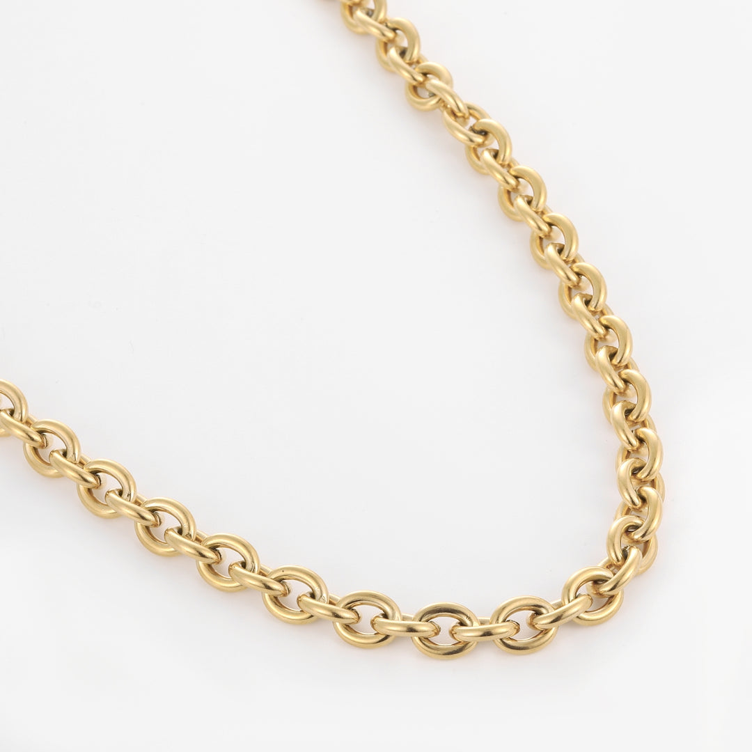 Chunky Rolo Chain Necklace | Necklaces by DORADO