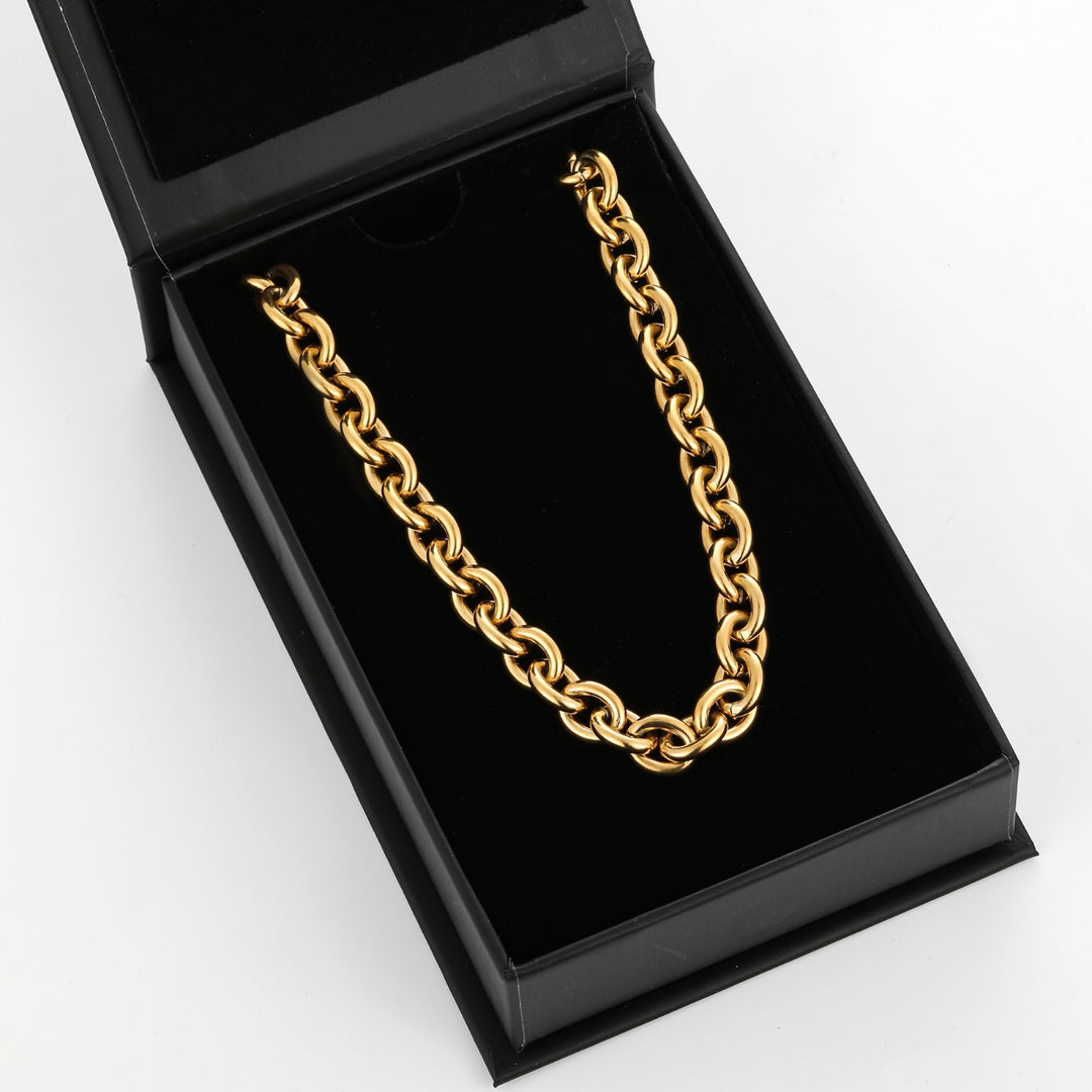 Chunky Rolo Chain Necklace | Necklaces by DORADO