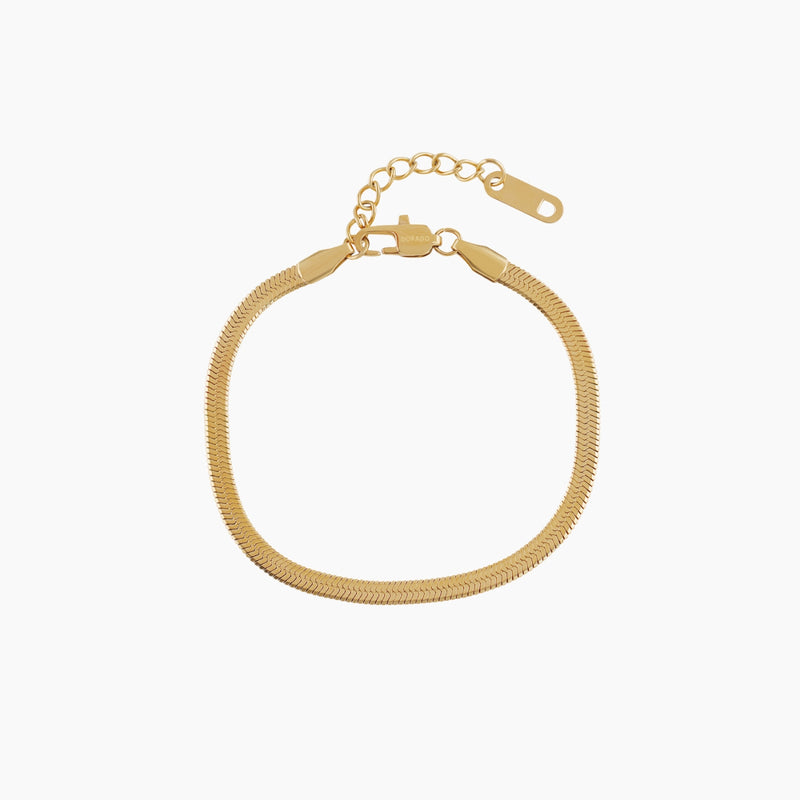 Herringbone Anklet - 3mm