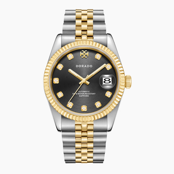 DORADO Two Tone Timeless Watch - Black | Watch by DORADO