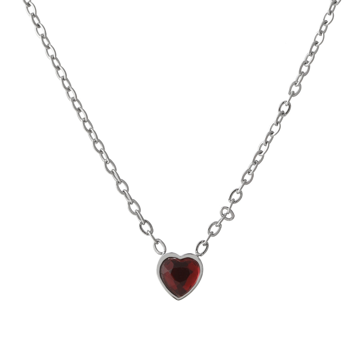 Heart Birthstone Necklace | Necklaces by DORADO