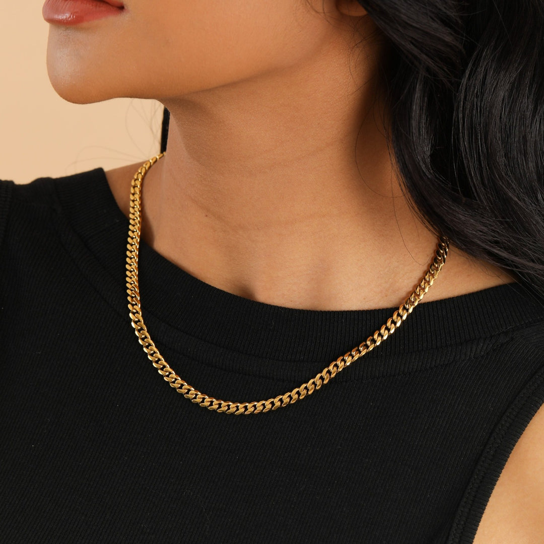 Miami Cuban Link Chain - 5mm | Necklaces by DORADO