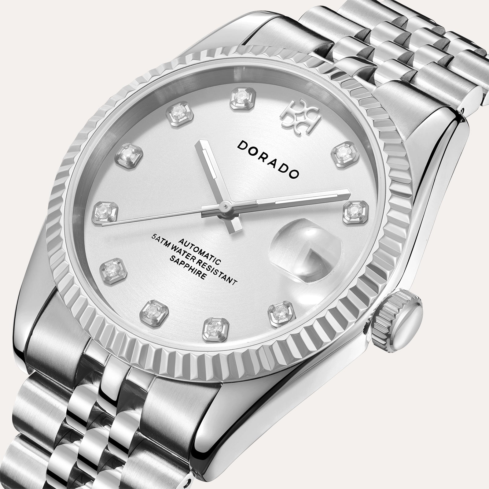 36mm DORADO Silver Timeless Watch | Watch by DORADO