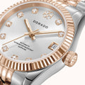 DORADO Rose Two Tone Timeless Watch - Silver | DORADO