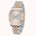 DORADO Rose Two Tone Timeless Watch - Silver | DORADO