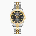 DORADO Two Tone Timeless Watch - Black