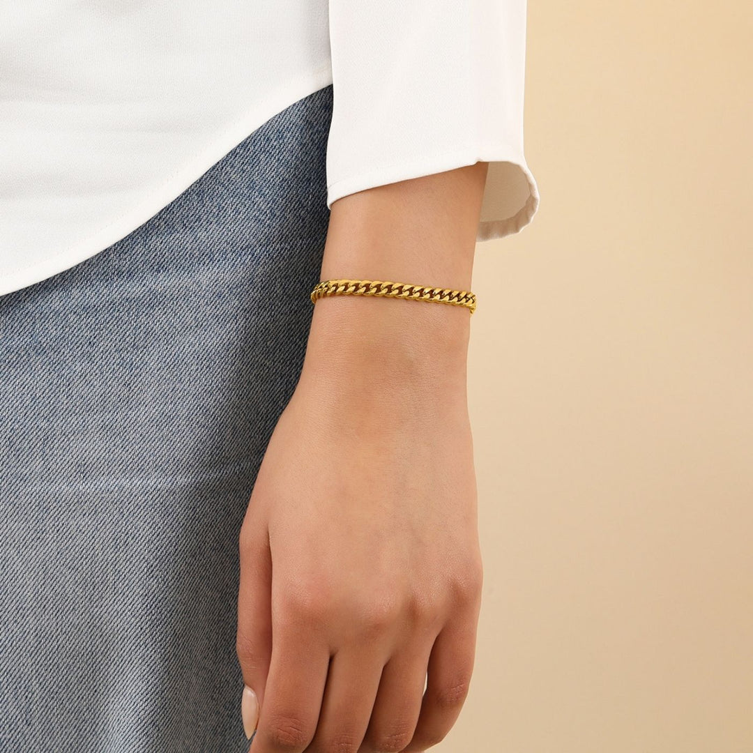 Cuban Link Bracelet - 5mm | Bracelets by DORADO