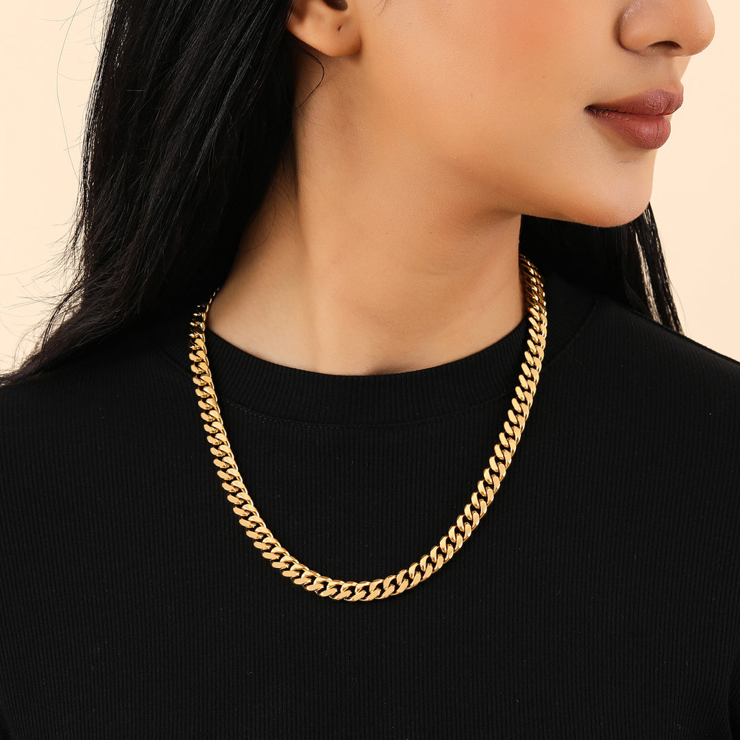 Miami Cuban Link Chain - 8mm | Necklaces by DORADO