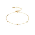 Crystal Chain Anklet | Ankle Bracelet by DORADO