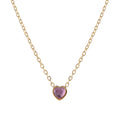 Heart Birthstone Necklace