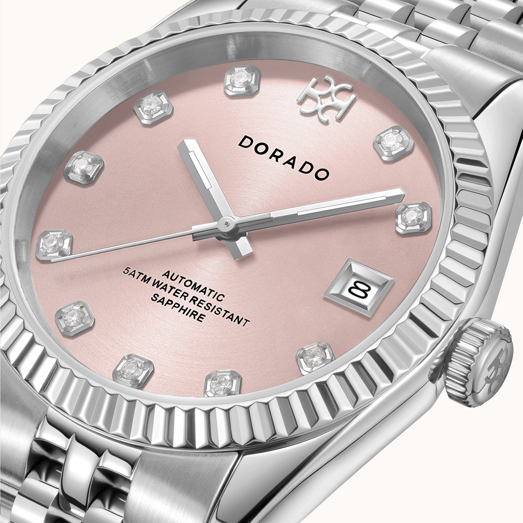 DORADO Silver Timeless Watch - Pink | Watch by DORADO
