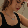 Diamond Cut Lovely Heart Name Necklace | Necklaces by DORADO