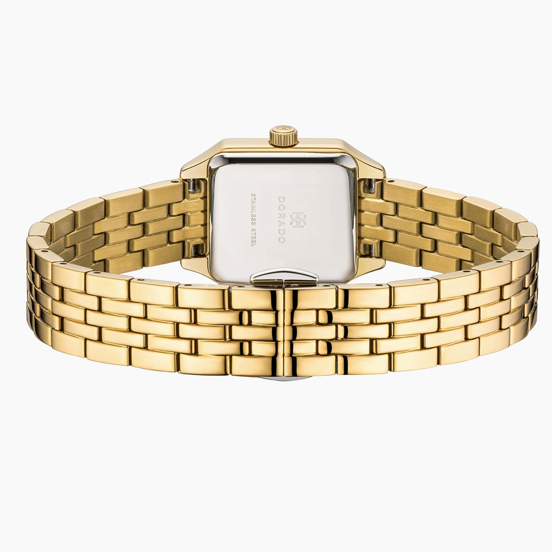 DORADO Satin Square Watch - Gold | Watch by DORADO