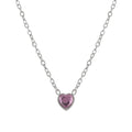 Heart Birthstone Necklace