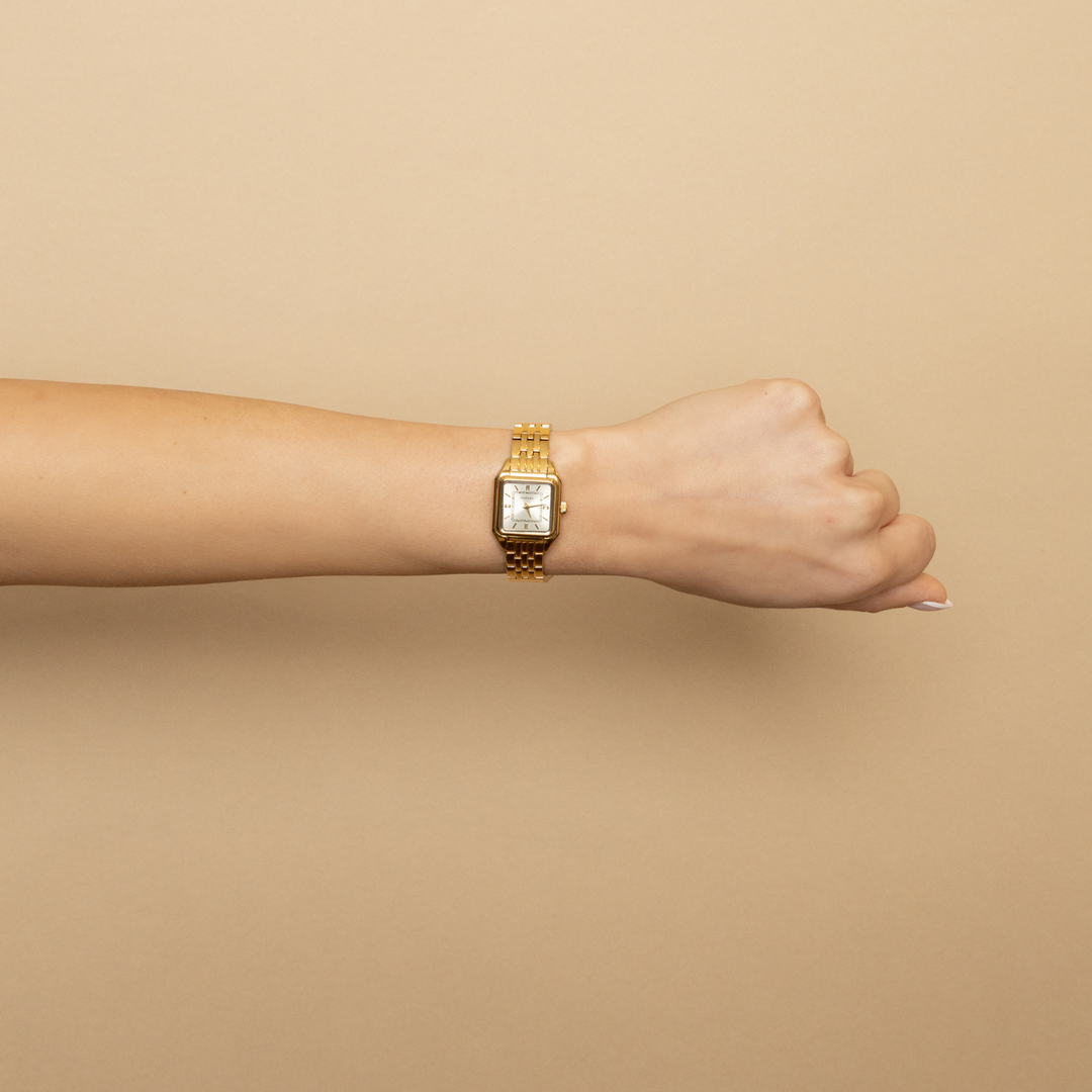 DORADO Satin Square Watch - Gold | Watch by DORADO