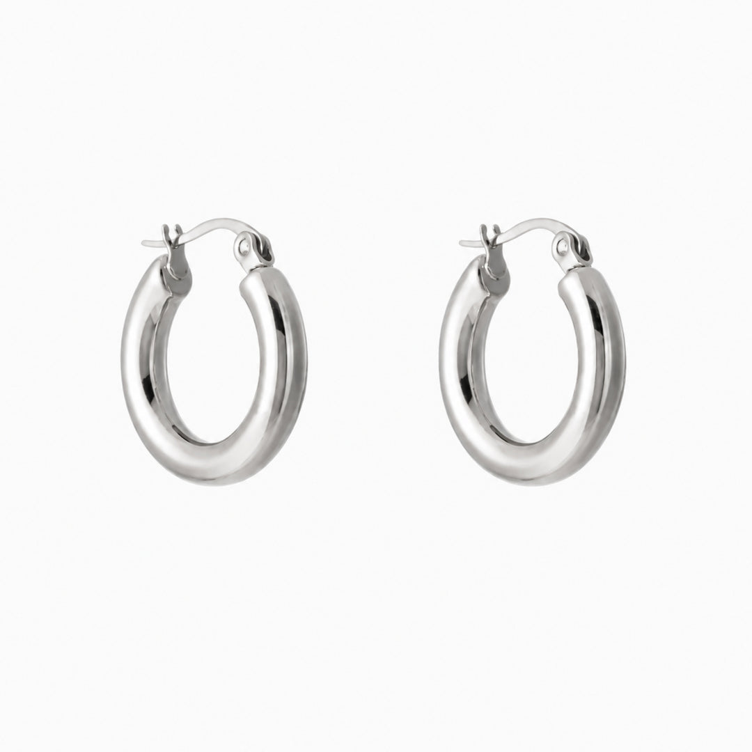 Bold Tube Hoop Earrings