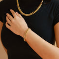 Cuban Link Bracelet - 8mm | Bracelets by DORADO