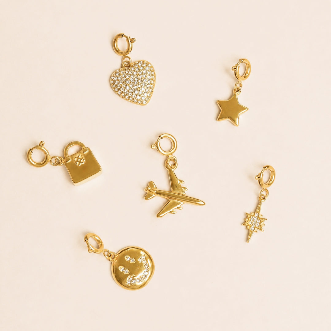 Iced Bubble Heart Charm | DORADO
