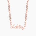 Custom Name Necklace w/ Cuban Chain