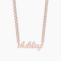 Kids Custom Name Necklace w/ Cuban Chain | DORADO