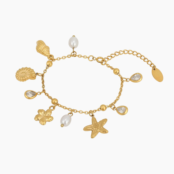 Hibiscus Brillitos Bracelet |  by DORADO
