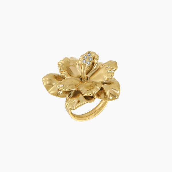 Hibiscus Petal Ring |  by DORADO
