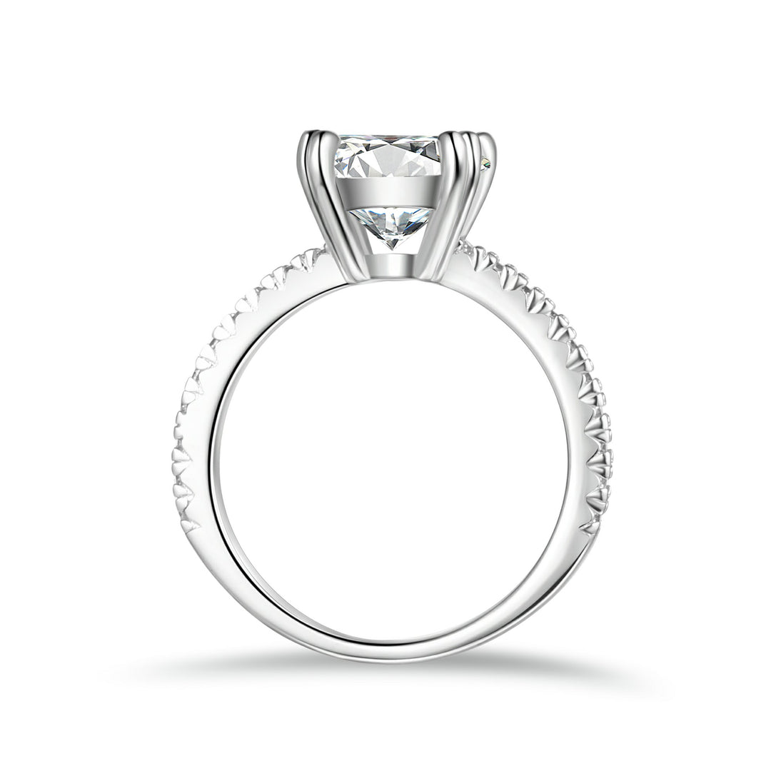 Round Cut Moissanite Engagement Ring Solitaire | Engagement Ring by DORADO