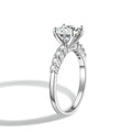 Classic Shared-Prong Round Cut Moissanite Engagement Ring | Engagement Ring by DORADO