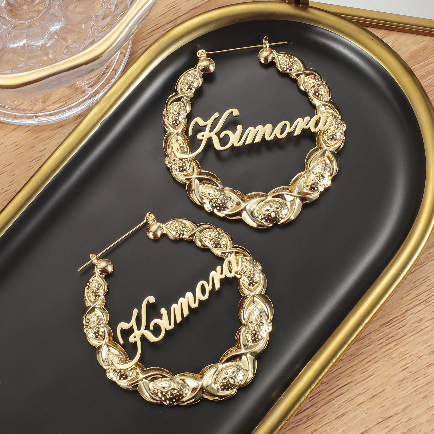 XOXO Name Hoop Earrings | Earrings by DORADO