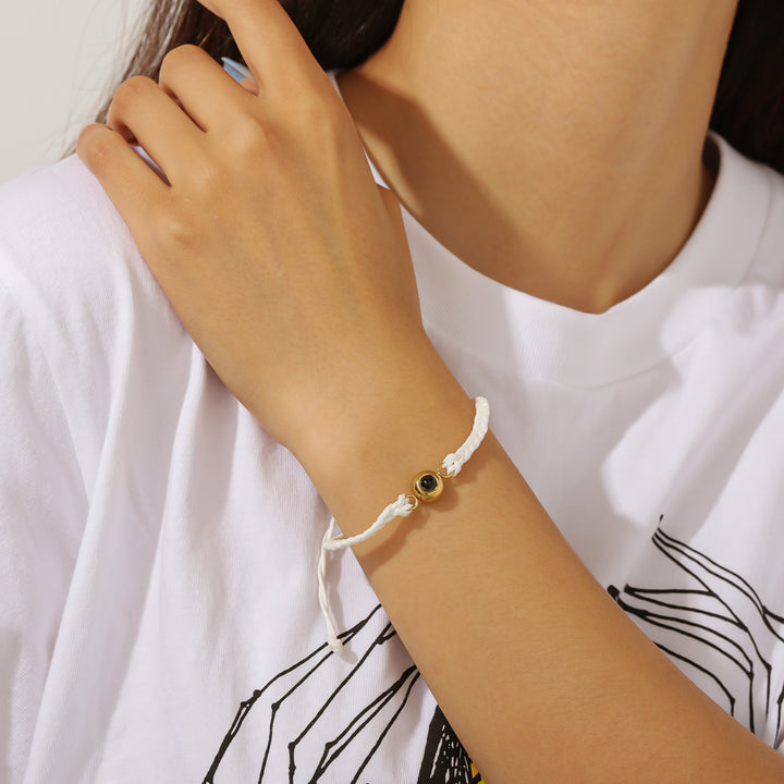 Personalized Circle Photo Bracelet | Dorado Fashion
