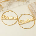 Classic Name Hoop Earrings | Earrings by DORADO