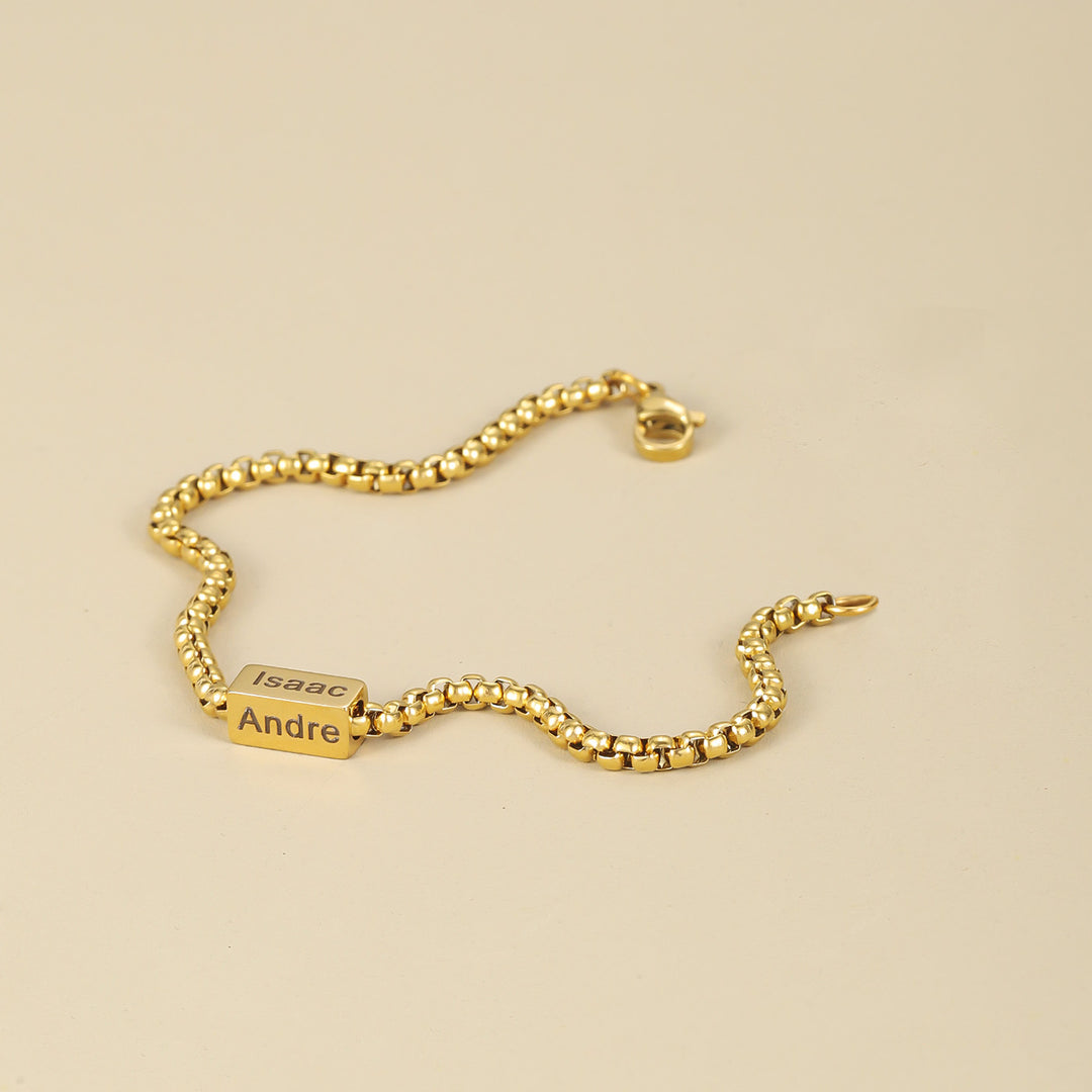 Mens 3D Multi Name Bracelet | DORADO