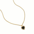 Iced Heart Pendant Necklace