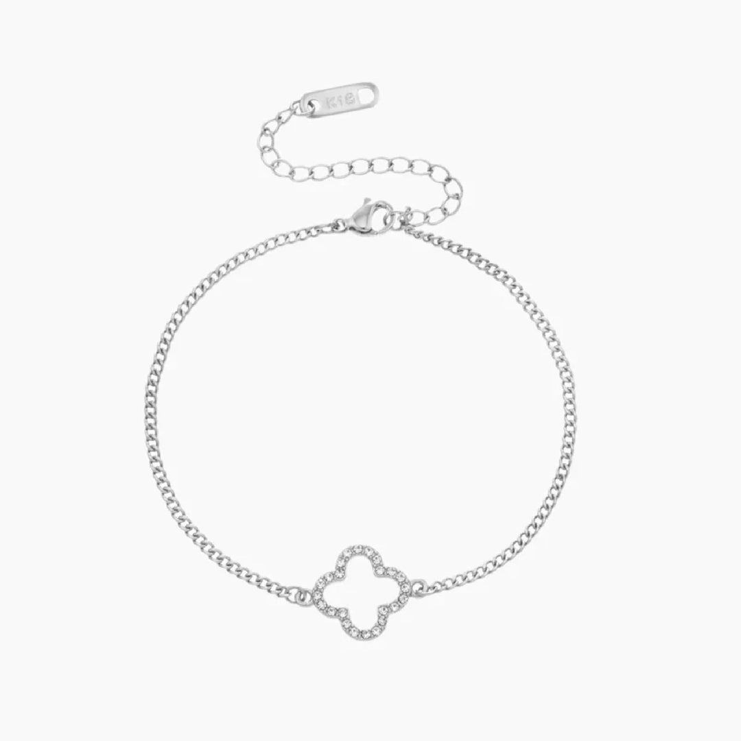 Iced Lucky Bracelet w/ Cuban Chain | DORADO