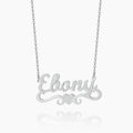 Kids Iced Heart Name Necklace | DORADO