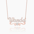 Kids Iced Heart Name Necklace | DORADO