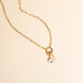 Paperclip Charm Necklace | DORADO
