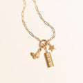 Paperclip Charm Necklace | DORADO