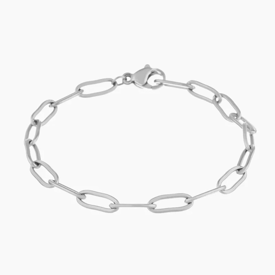 Paper Clip Bracelet - 4mm | DORADO