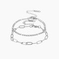 Paperclip Figaro Bracelet Set | DORADO