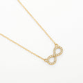 Iced Infinity Necklace | Necklaces by DORADO