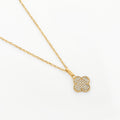 Iced Lucky Pendant Necklace | Necklaces by DORADO