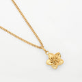 Hibiscus Flower Pendant Necklace | Necklaces by DORADO